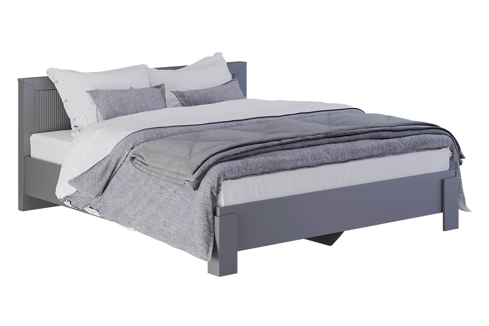 ТОРИС кровать 180 см (серый графит)