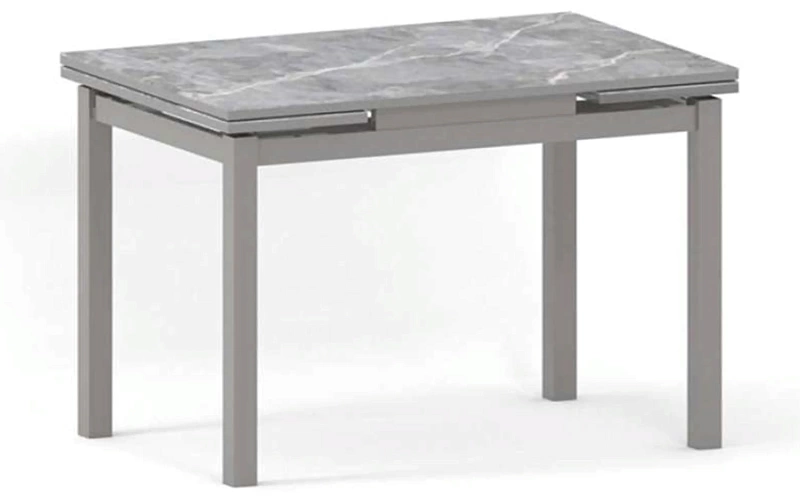 ДАЛАСИ-2 стол раскладной 120/180 см (серая керамика)