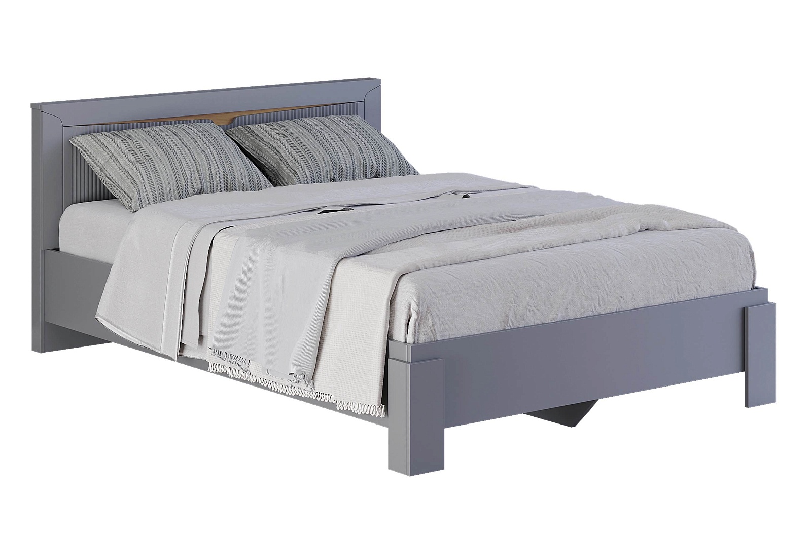 ТОРИС кровать 140 см (серый графит)