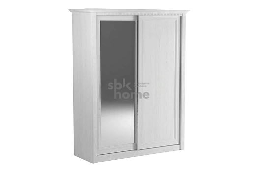 КЛЕР шкаф-купе 2-х дверный, комбинированные двери двери (сосна андерсен)