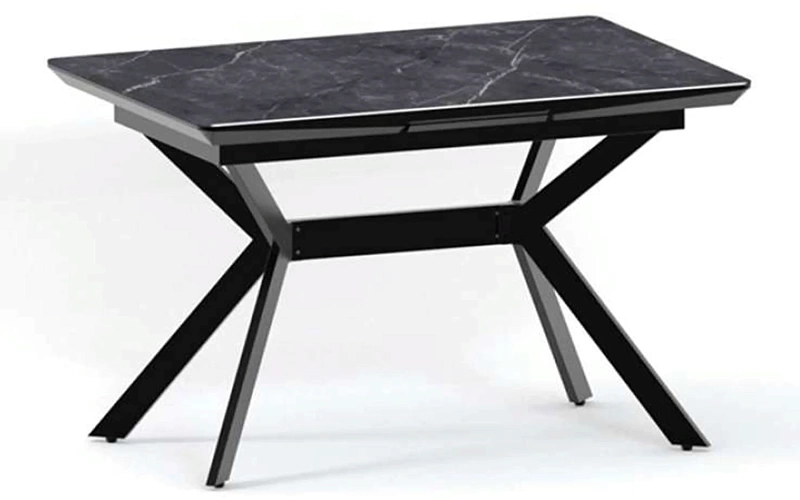 ДАЙМ 2 Baut стол раскладной 120/150 см (черная керамика)